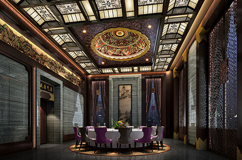 桂林低调奢华的新中式酒店设计效果图