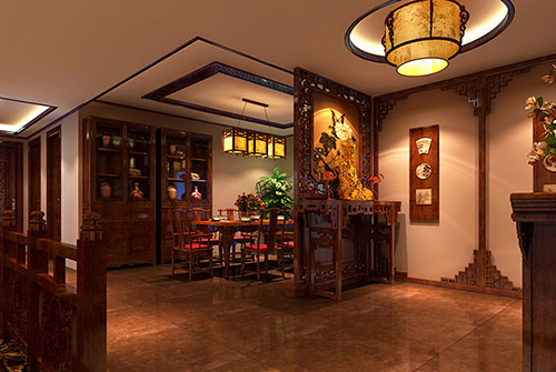 桂林中式家庭装修精品住宅设计效果图